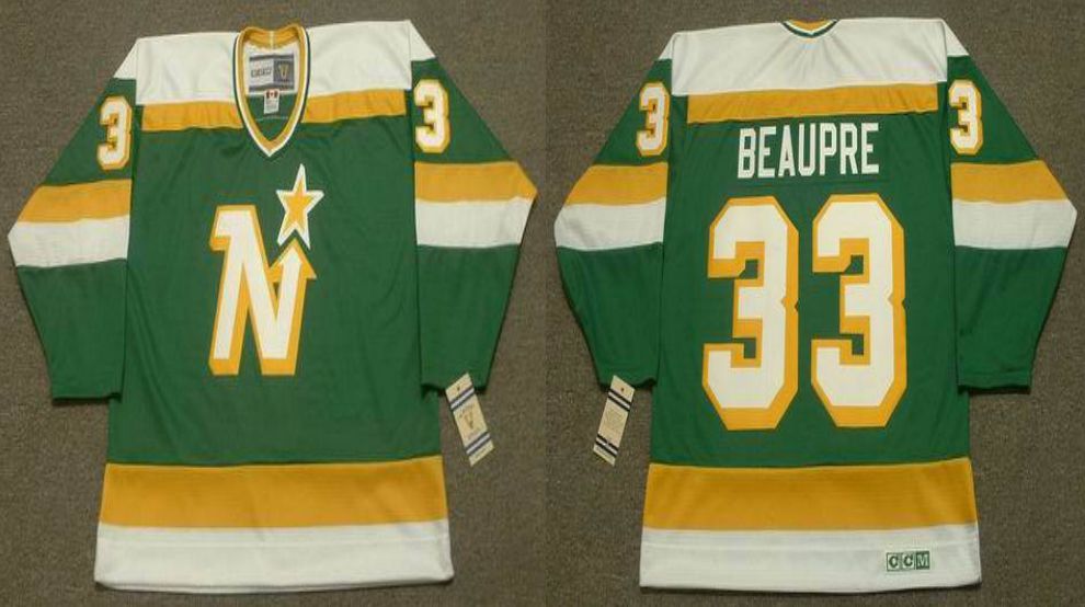 2019 Men Dallas Stars 33 Beaupre Green CCM NHL jerseys